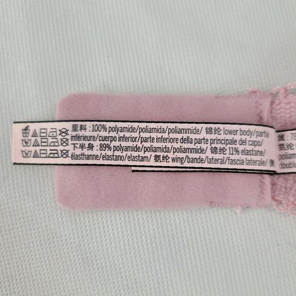 Victoria's Secret (32DD) Rose Pink Dream Angles Push Up Underwire Bra 360272-B63 - Picture 11 of 12